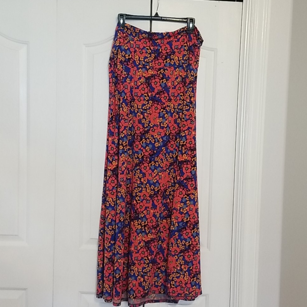Lularoe floral Maxi skirt size XL